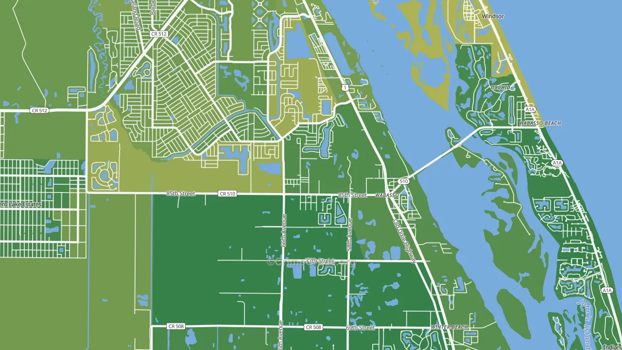 32970, FL Map of Vehicle Theft Rates