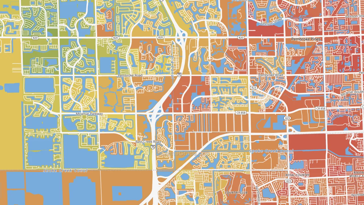 33027, FL Map of Vehicle Theft Rates