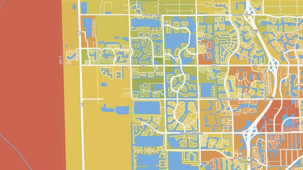 33029, FL Map of Vehicle Theft Rates