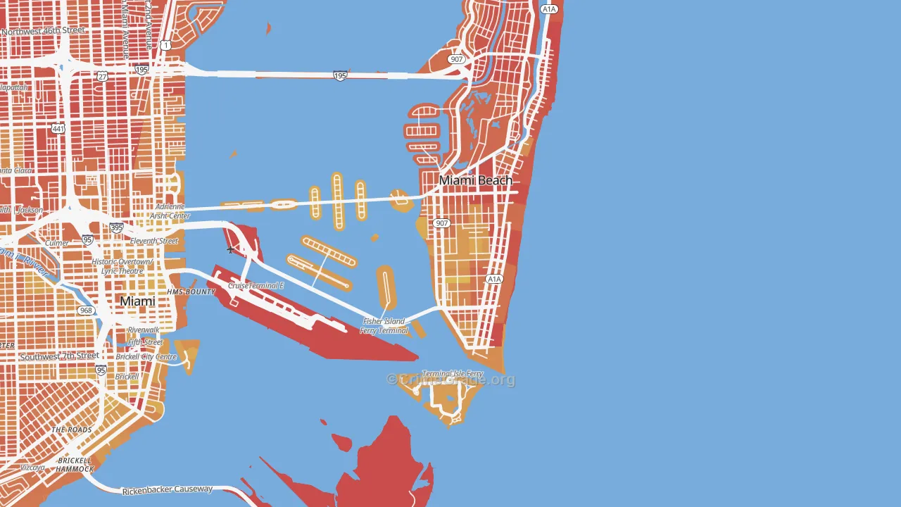 33139, FL Map of Vehicle Theft Rates