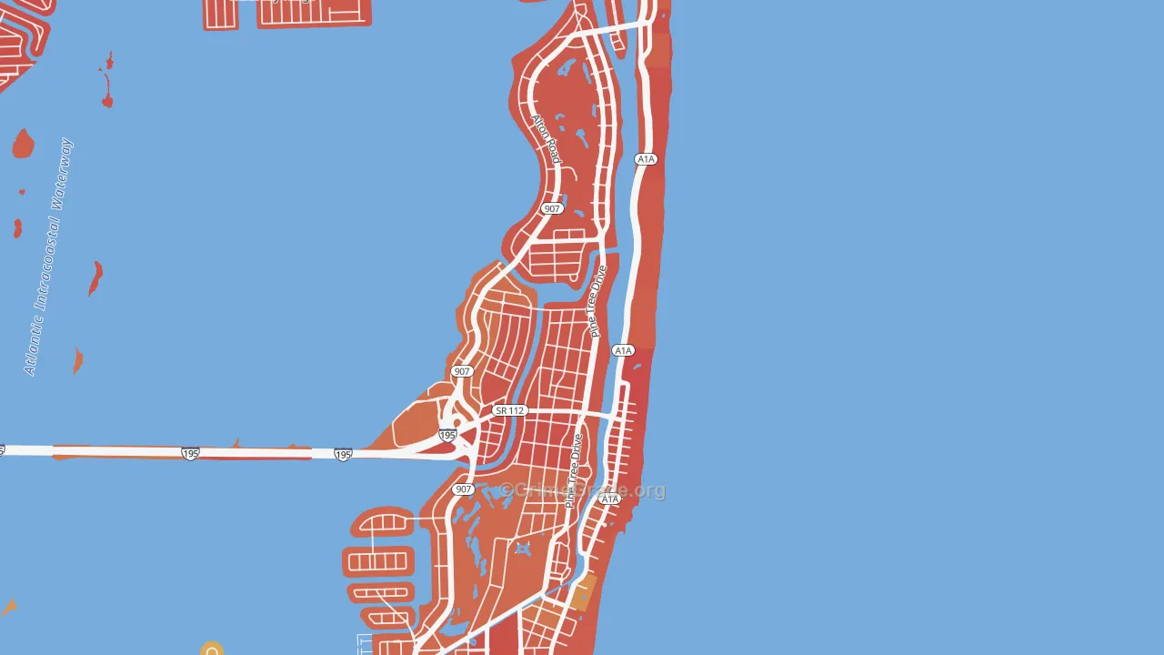 33140, FL Map of Vehicle Theft Rates