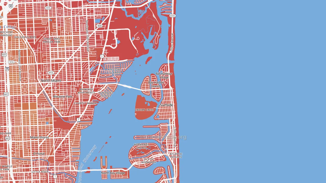 33154, FL Map of Vehicle Theft Rates