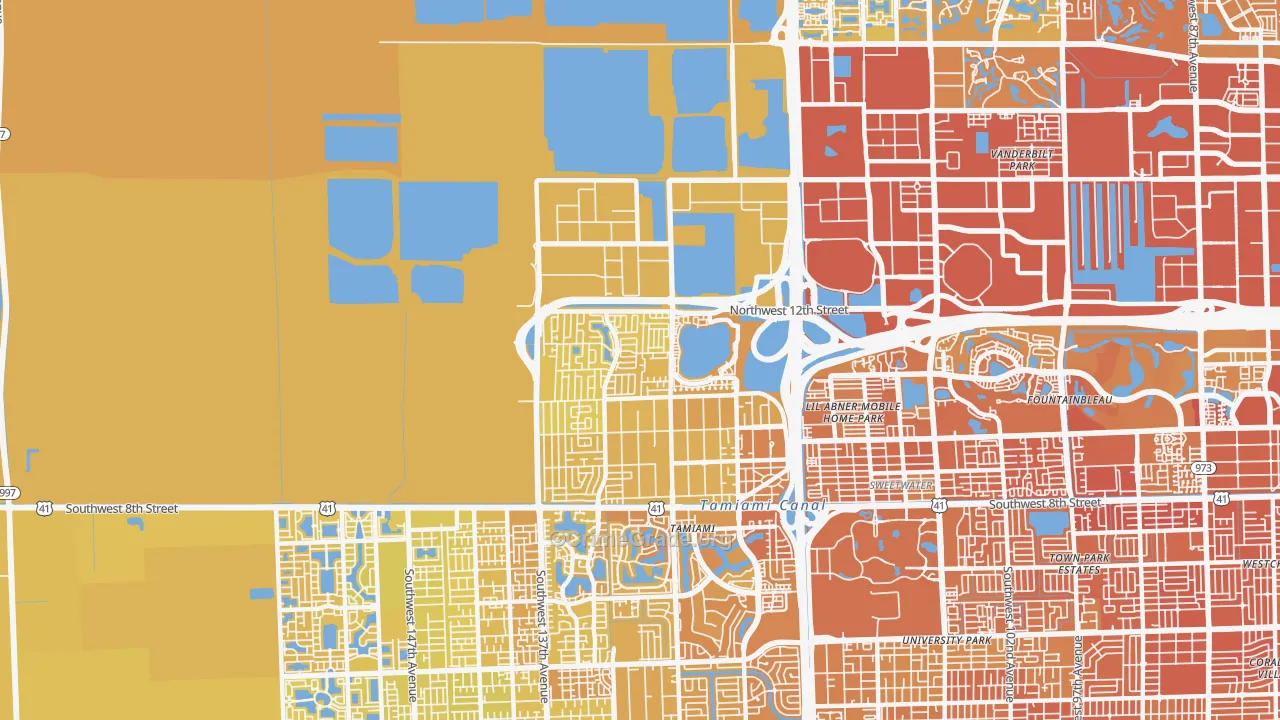 33182, FL Map of Vehicle Theft Rates
