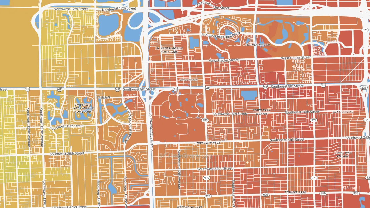33199, FL Map of Vehicle Theft Rates