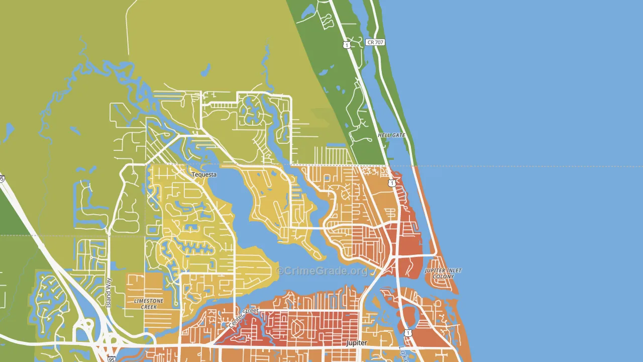 33469, FL Map of Vehicle Theft Rates
