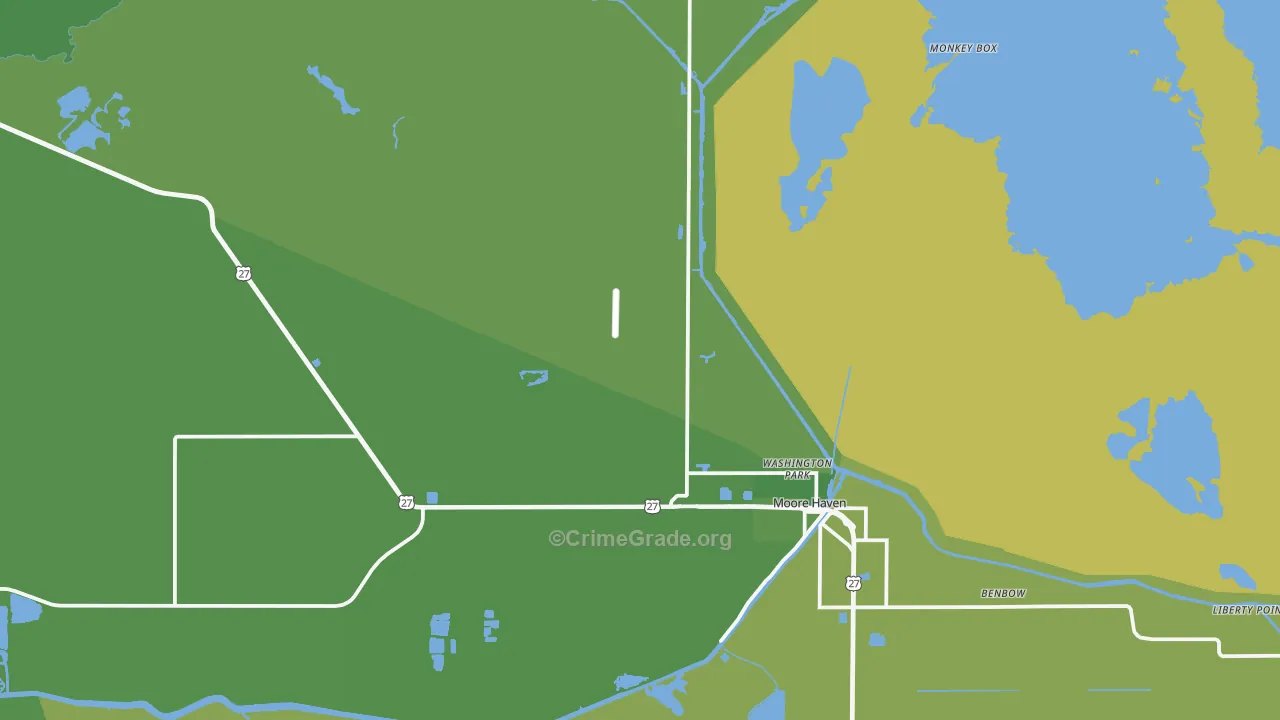 33471, FL Map of Vehicle Theft Rates