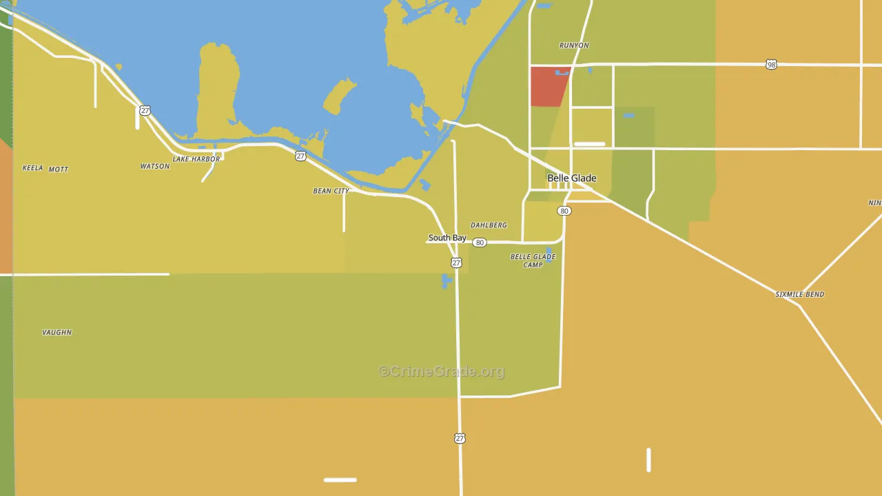 33493, FL Map of Vehicle Theft Rates