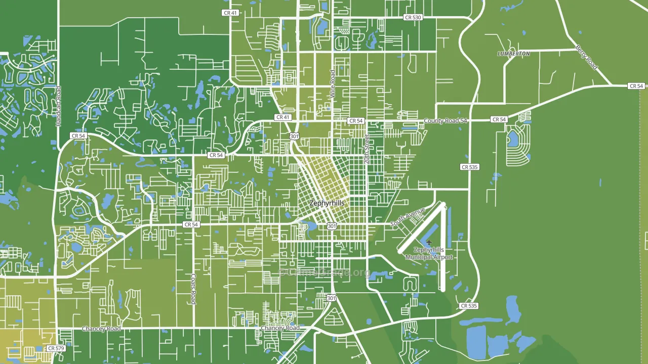 33542, FL Map of Vehicle Theft Rates