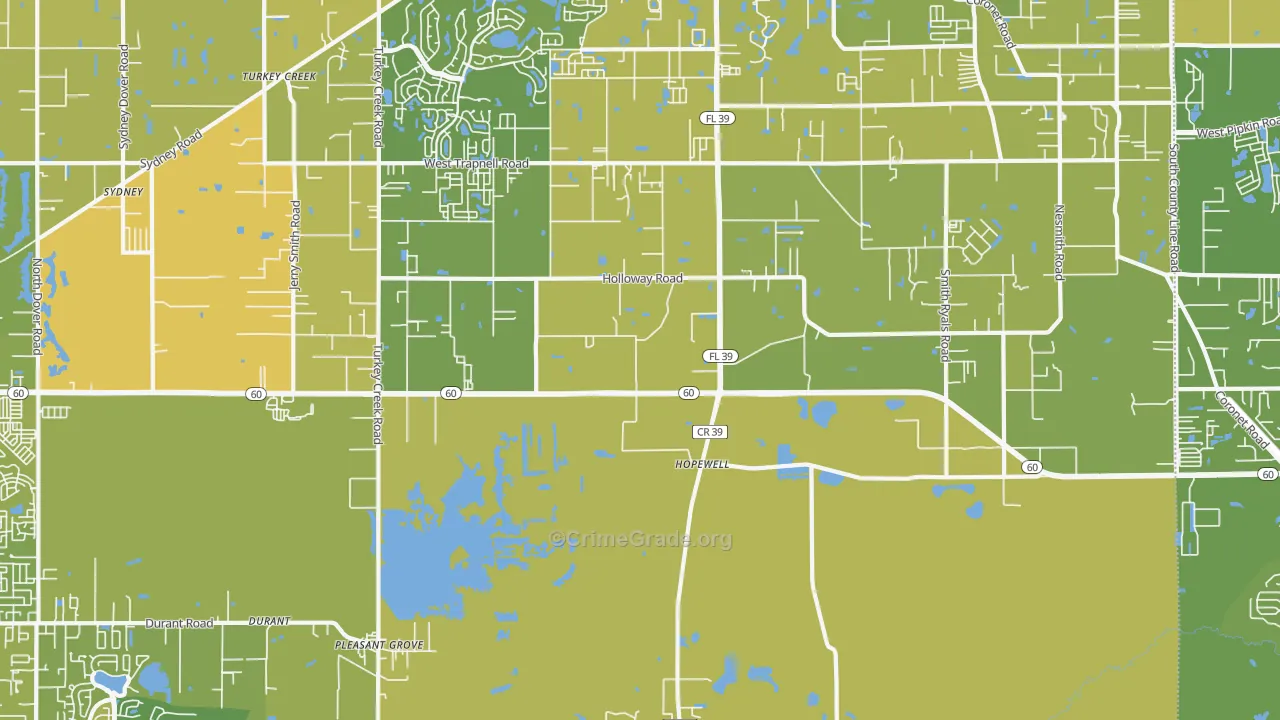 33567, FL Map of Vehicle Theft Rates