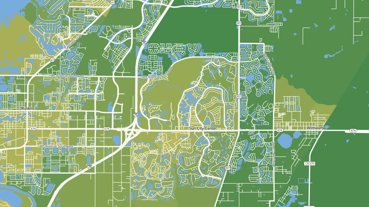 33573, FL Map of Vehicle Theft Rates