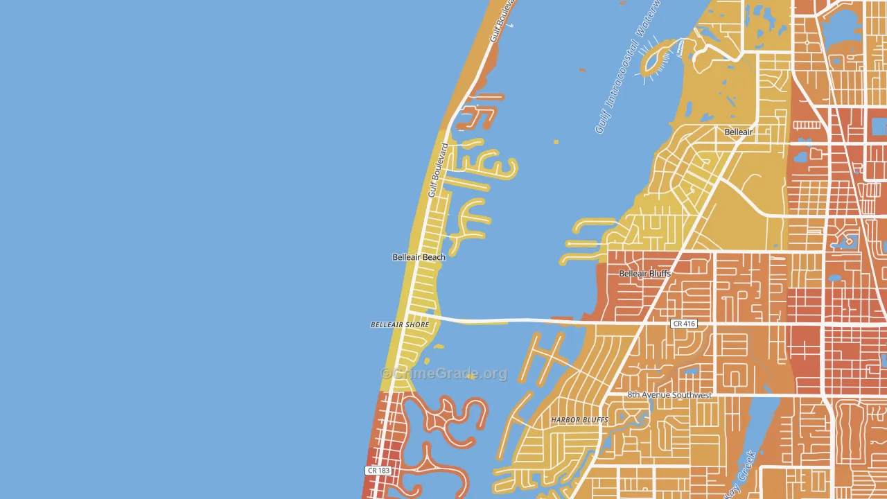 33786, FL Map of Vehicle Theft Rates