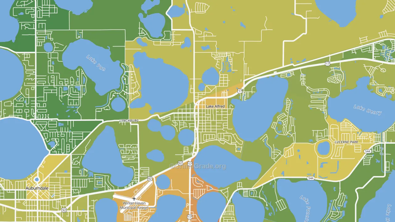 33850, FL Map of Vehicle Theft Rates