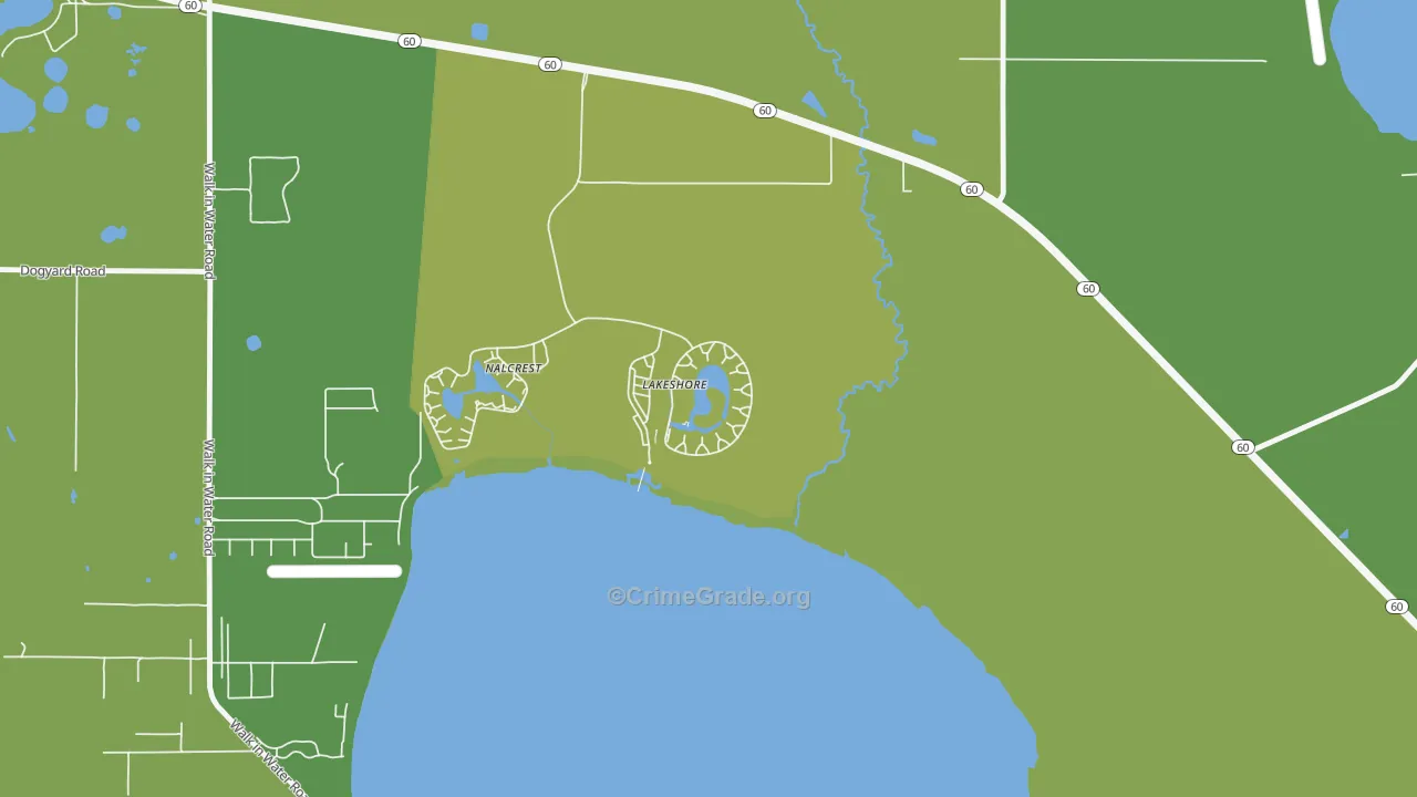 33854, FL Map of Vehicle Theft Rates