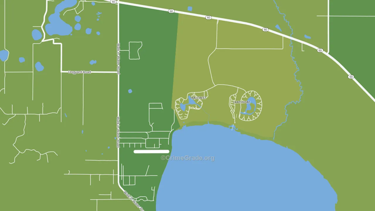 33856, FL Map of Vehicle Theft Rates