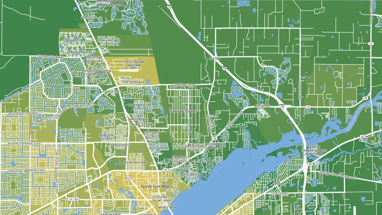 33917, FL Map of Vehicle Theft Rates