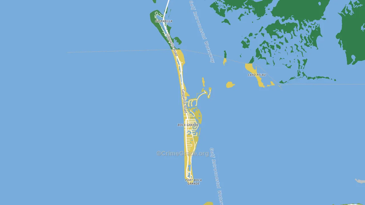 33921, FL Map of Vehicle Theft Rates