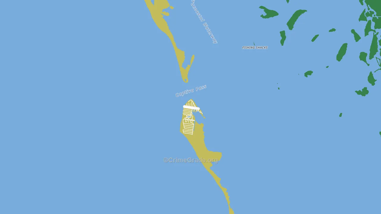 33945, FL Map of Vehicle Theft Rates