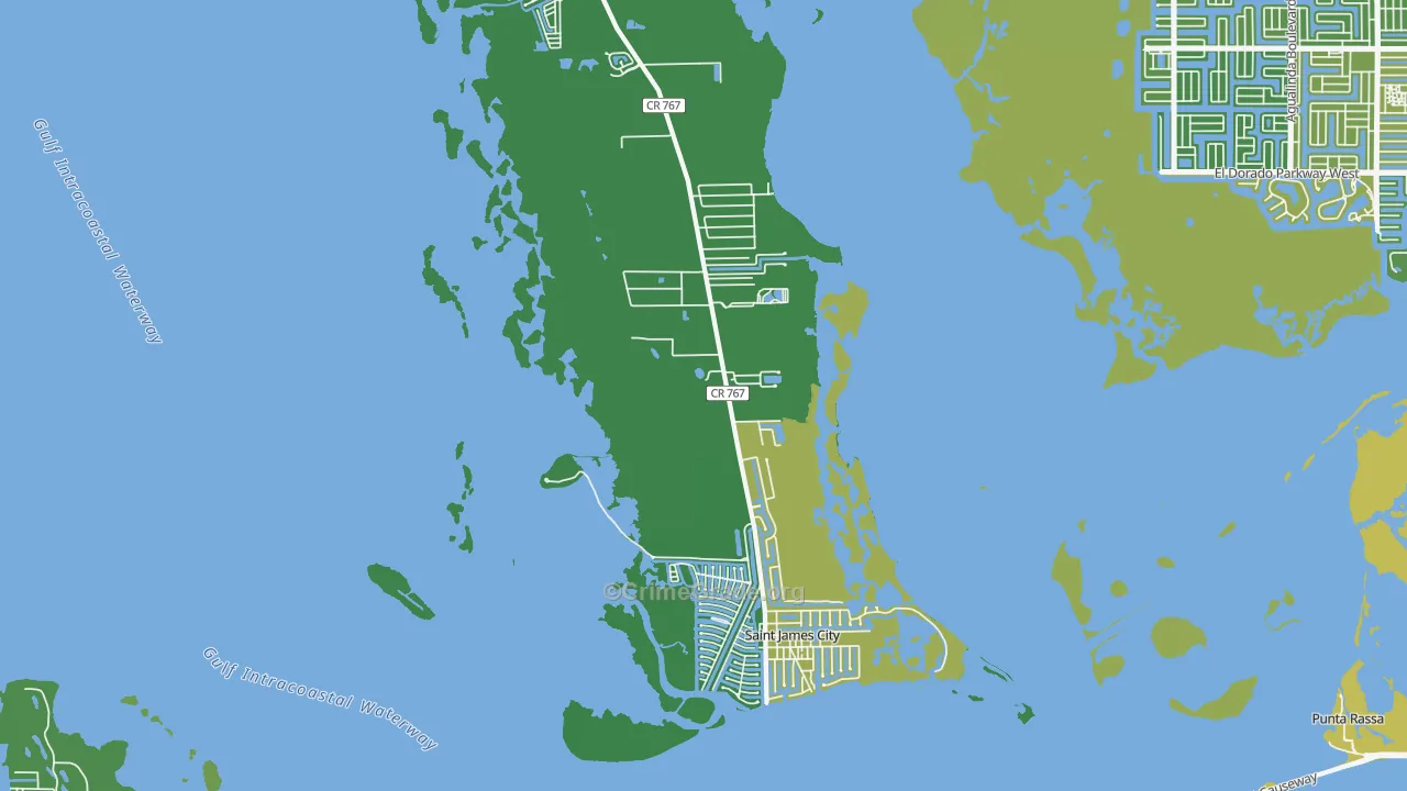 33956, FL Map of Vehicle Theft Rates