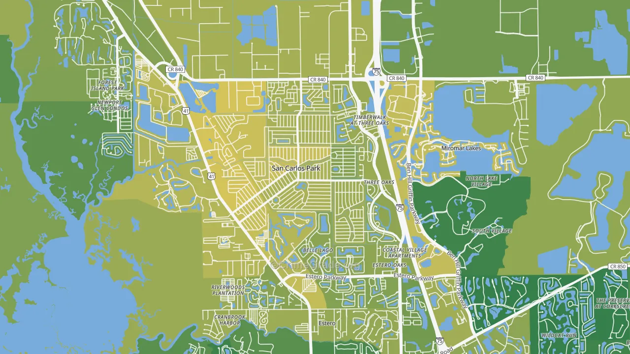 33967, FL Map of Vehicle Theft Rates