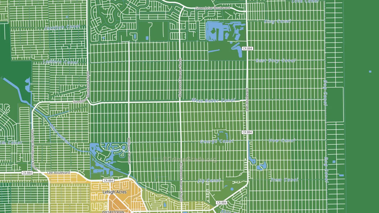 33972, FL Map of Vehicle Theft Rates