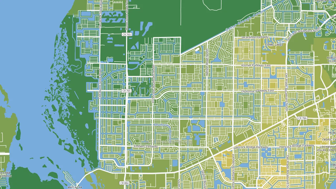 33993, FL Map of Vehicle Theft Rates