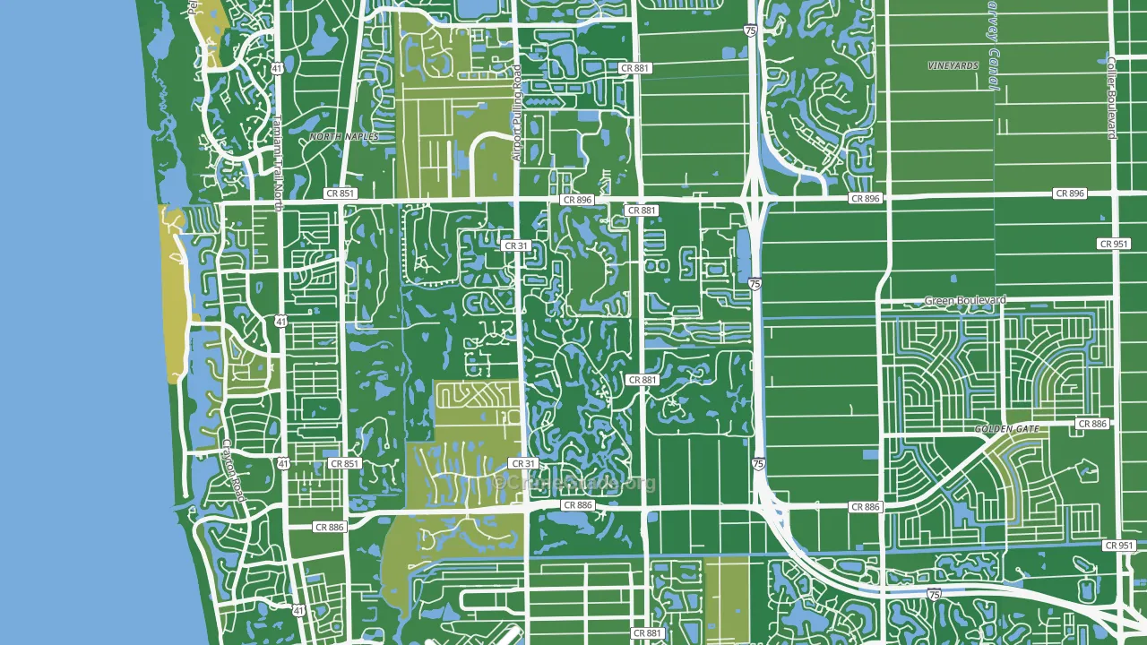 34105, FL Map of Vehicle Theft Rates
