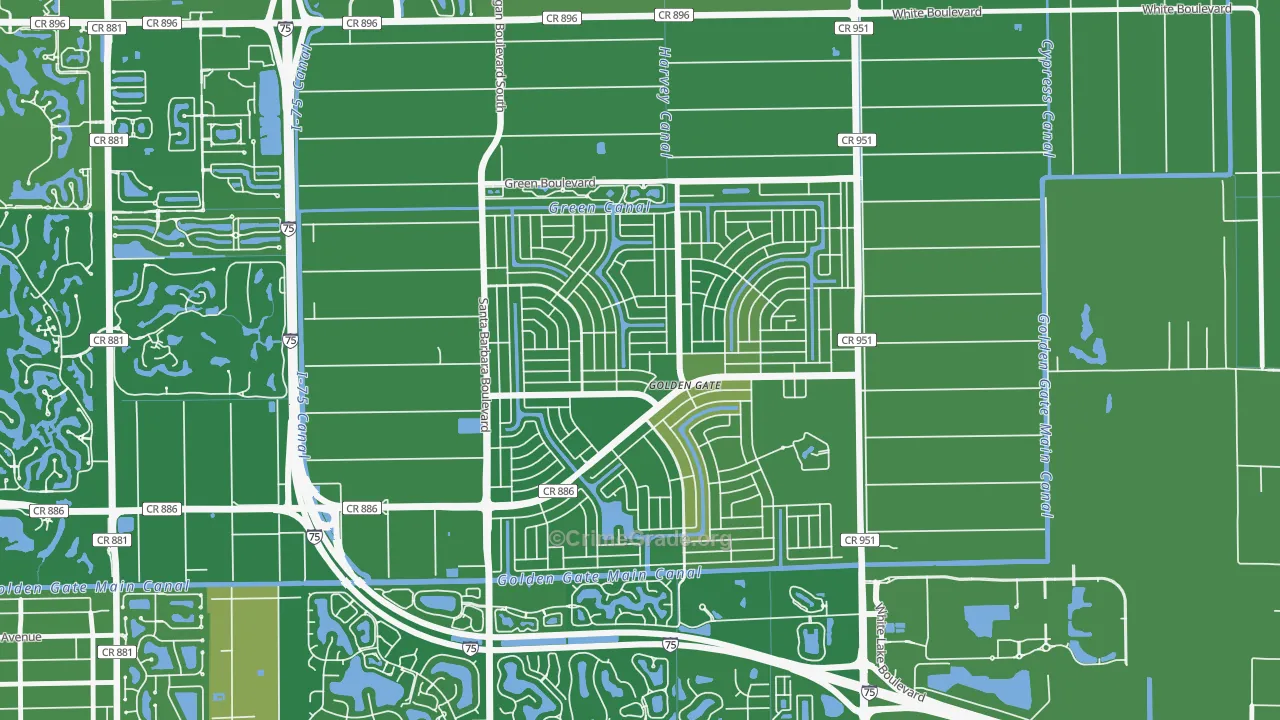 34116, FL Map of Vehicle Theft Rates