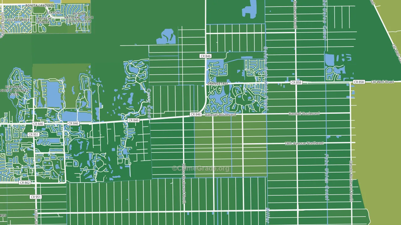 34120, FL Map of Vehicle Theft Rates