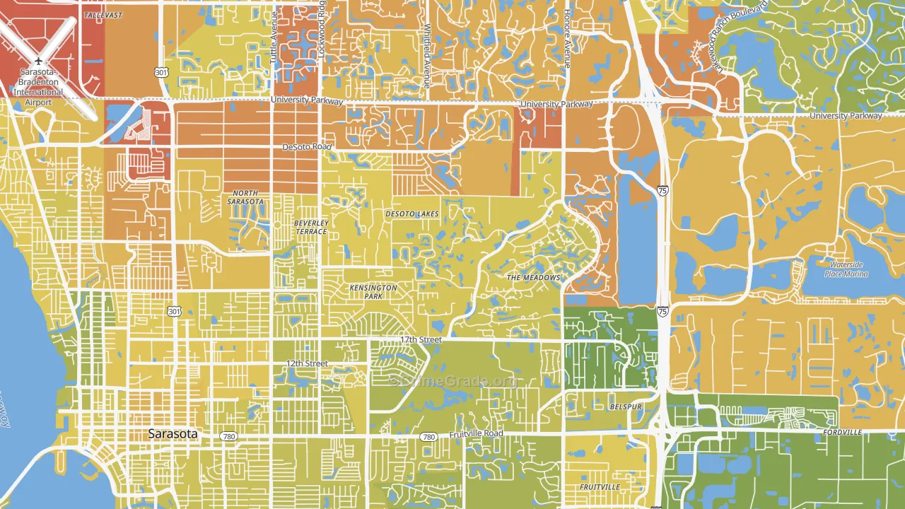 34235, FL Map of Vehicle Theft Rates