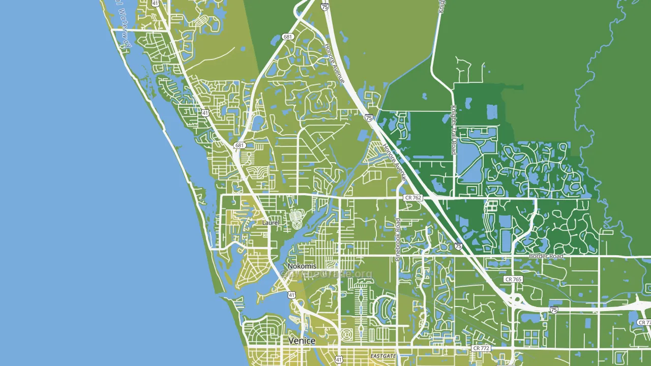 34275, FL Map of Vehicle Theft Rates