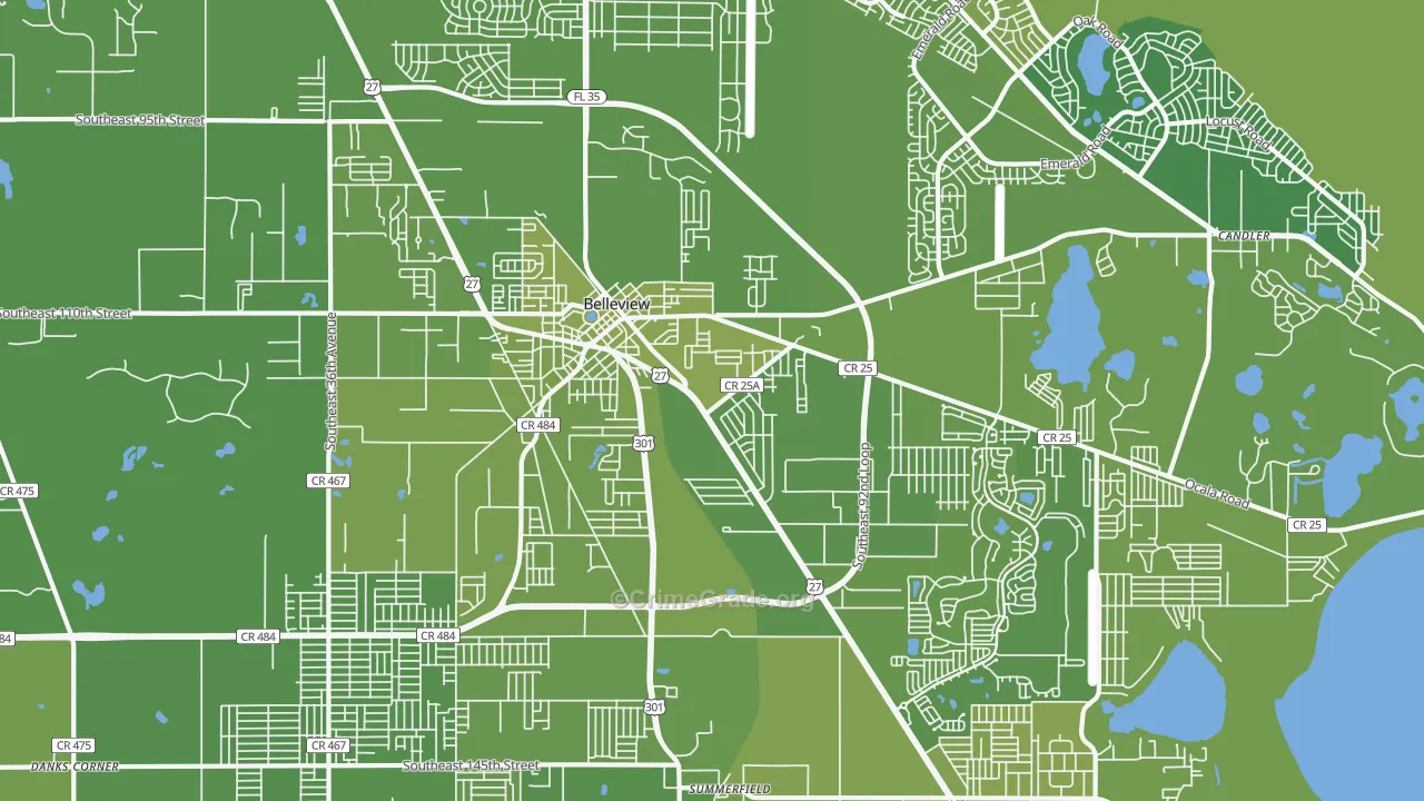 34420, FL Map of Vehicle Theft Rates