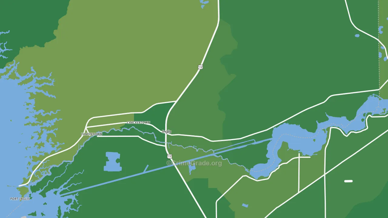 34449, FL Map of Vehicle Theft Rates