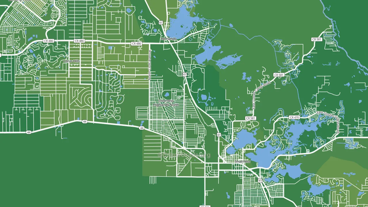 34453, FL Map of Vehicle Theft Rates