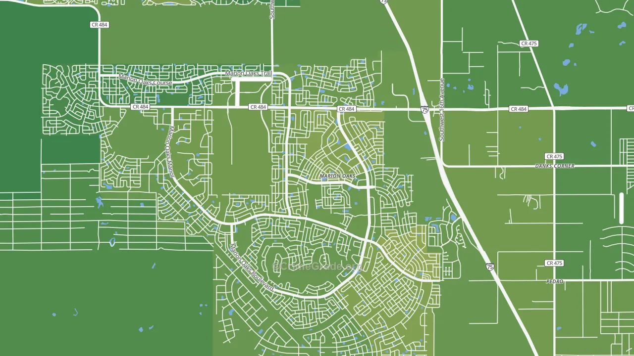 34473, FL Map of Vehicle Theft Rates