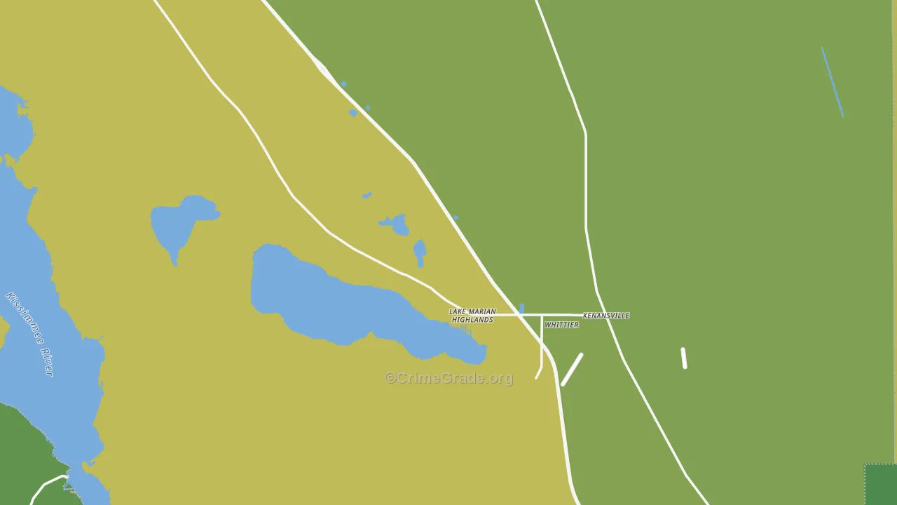 34739, FL Map of Vehicle Theft Rates