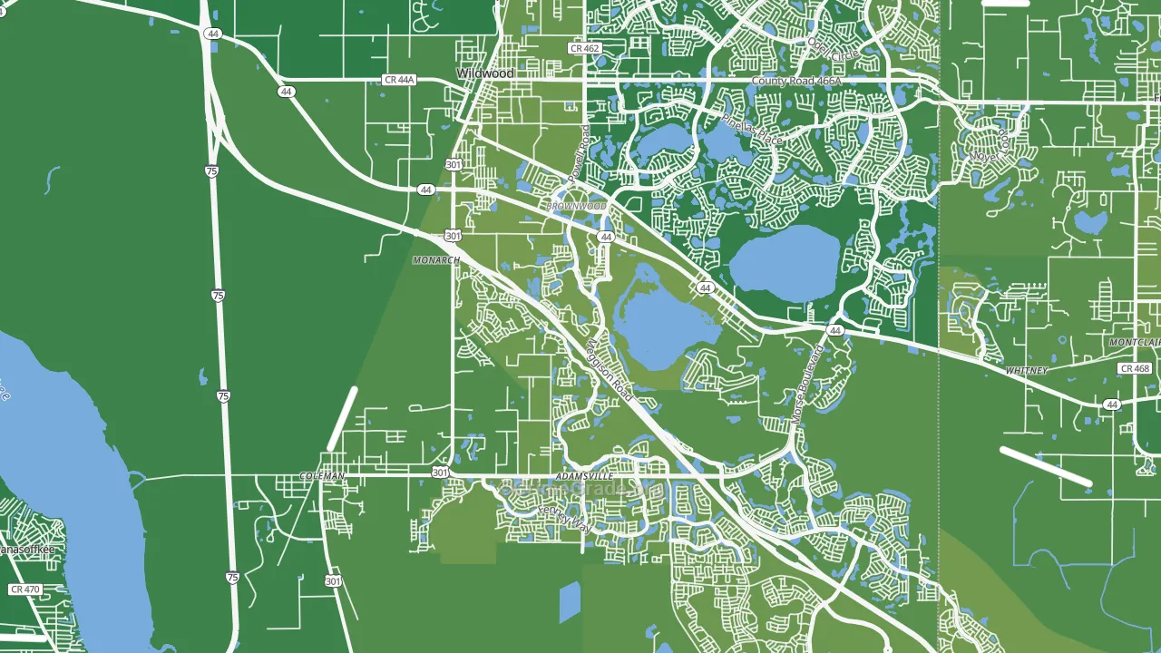 34785, FL Map of Vehicle Theft Rates