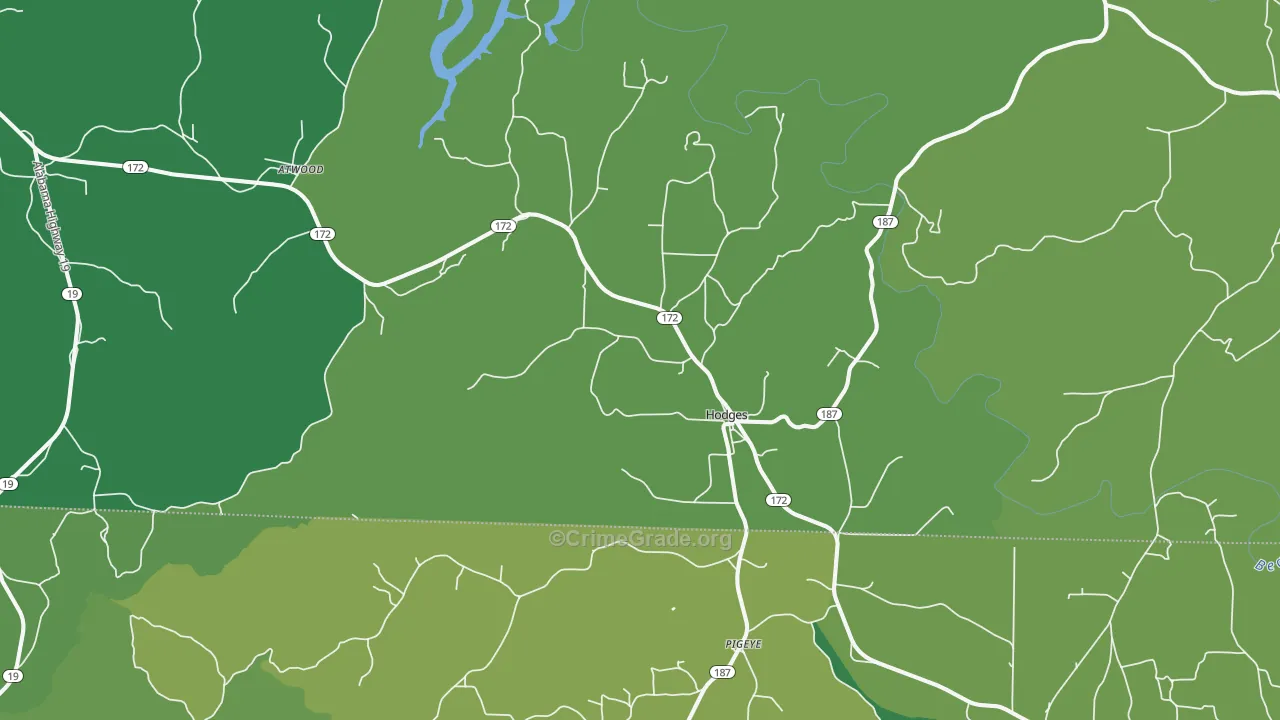 35571, AL Map of Vehicle Theft Rates