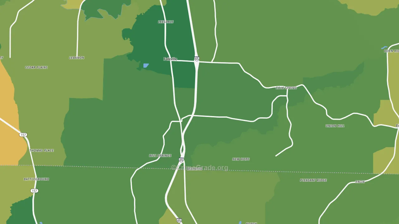 35622, AL Map of Vehicle Theft Rates