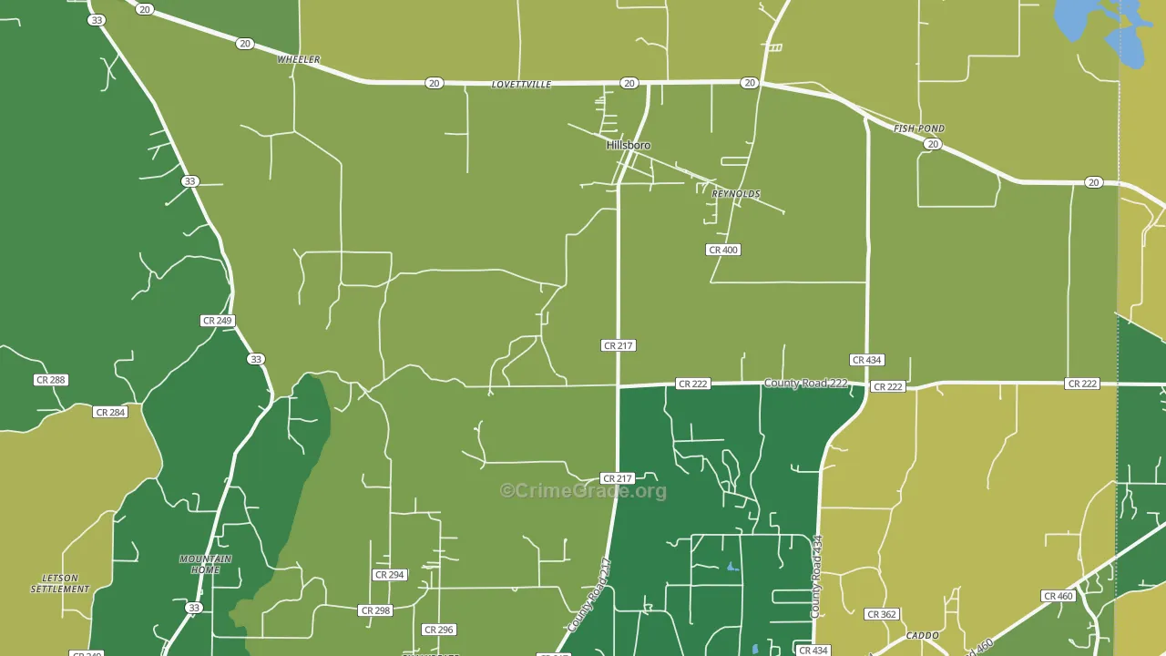 35643, AL Map of Vehicle Theft Rates