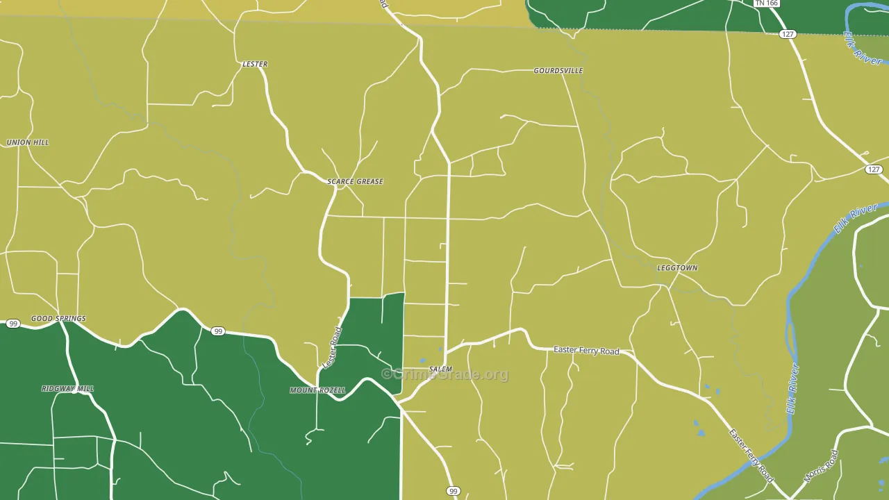 35647, AL Map of Vehicle Theft Rates