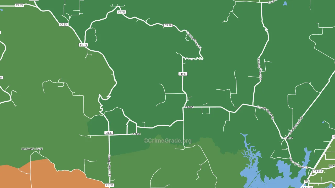 35746, AL Map of Vehicle Theft Rates