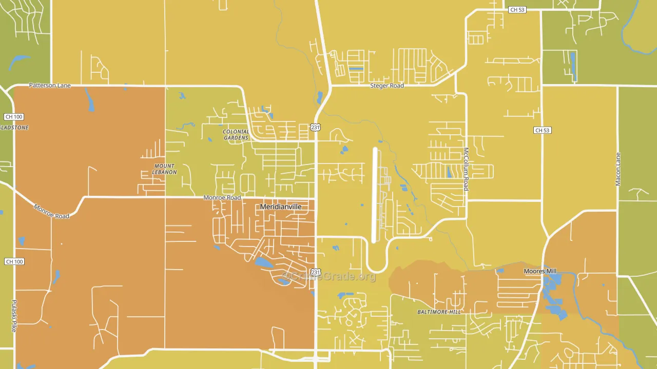 35759, AL Map of Vehicle Theft Rates