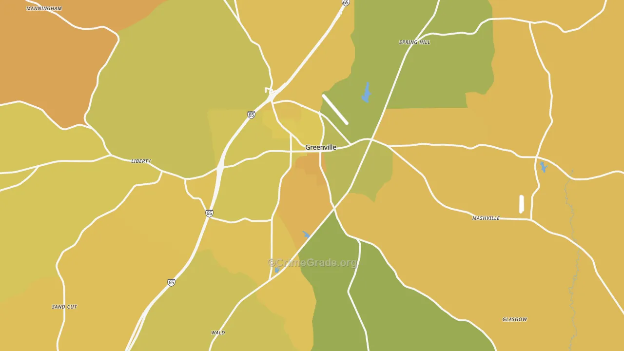 36037, AL Map of Vehicle Theft Rates