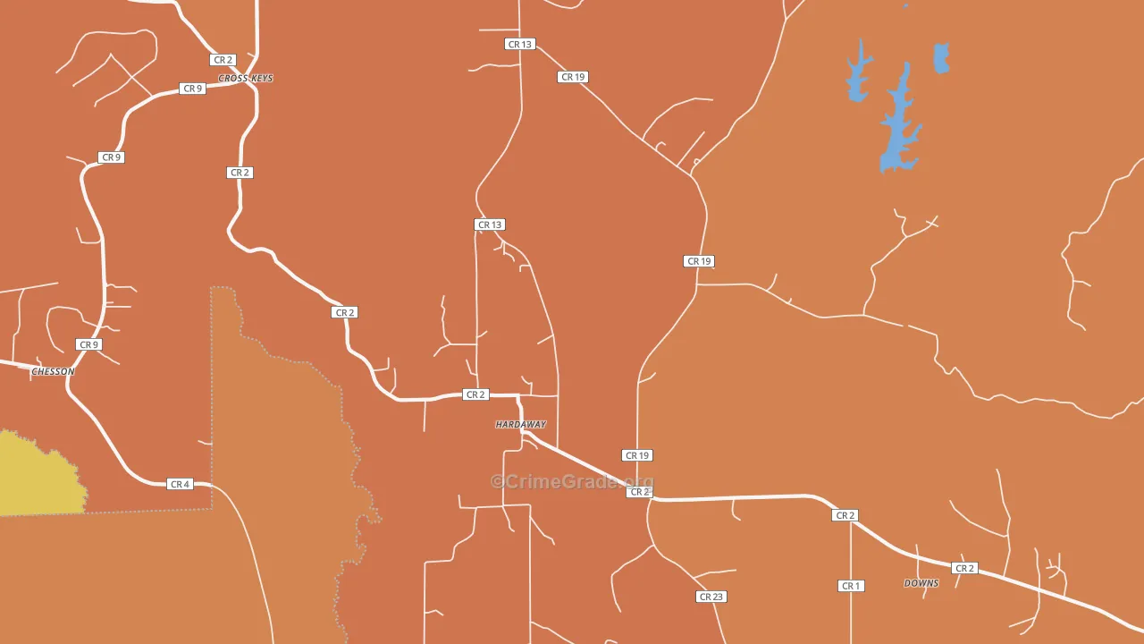 36039, AL Map of Vehicle Theft Rates