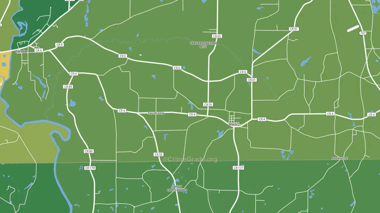 36314, AL Map of Vehicle Theft Rates