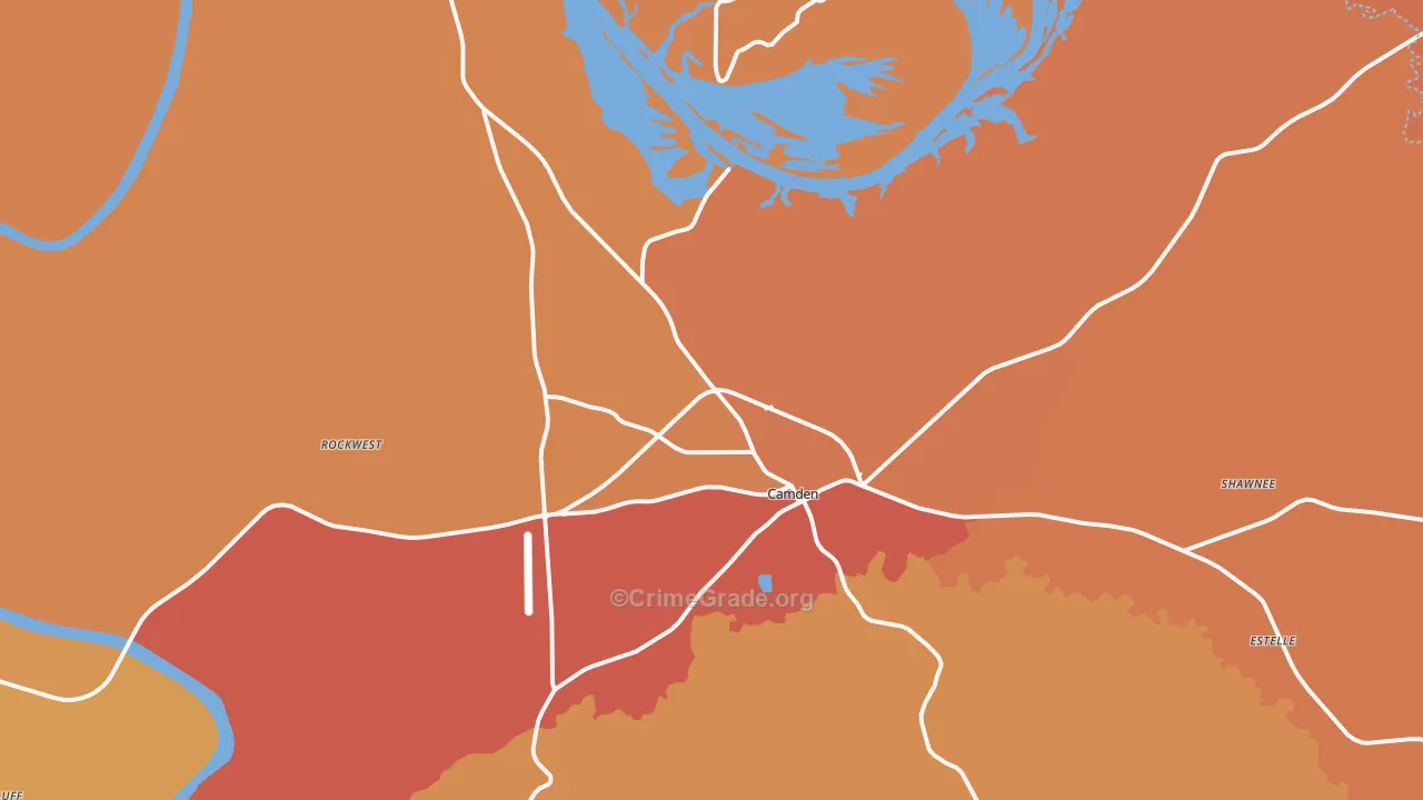 36726, AL Map of Vehicle Theft Rates