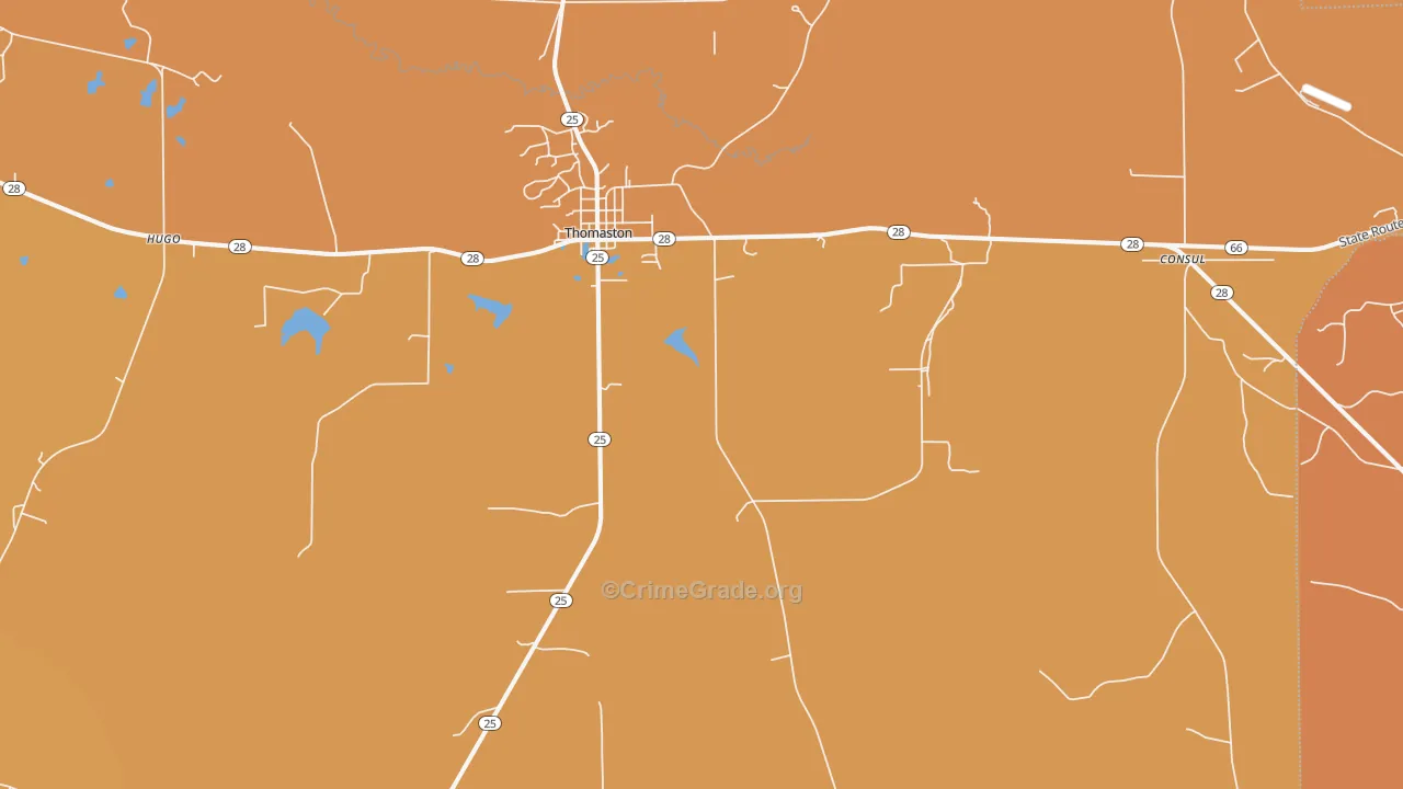 36783, AL Map of Vehicle Theft Rates