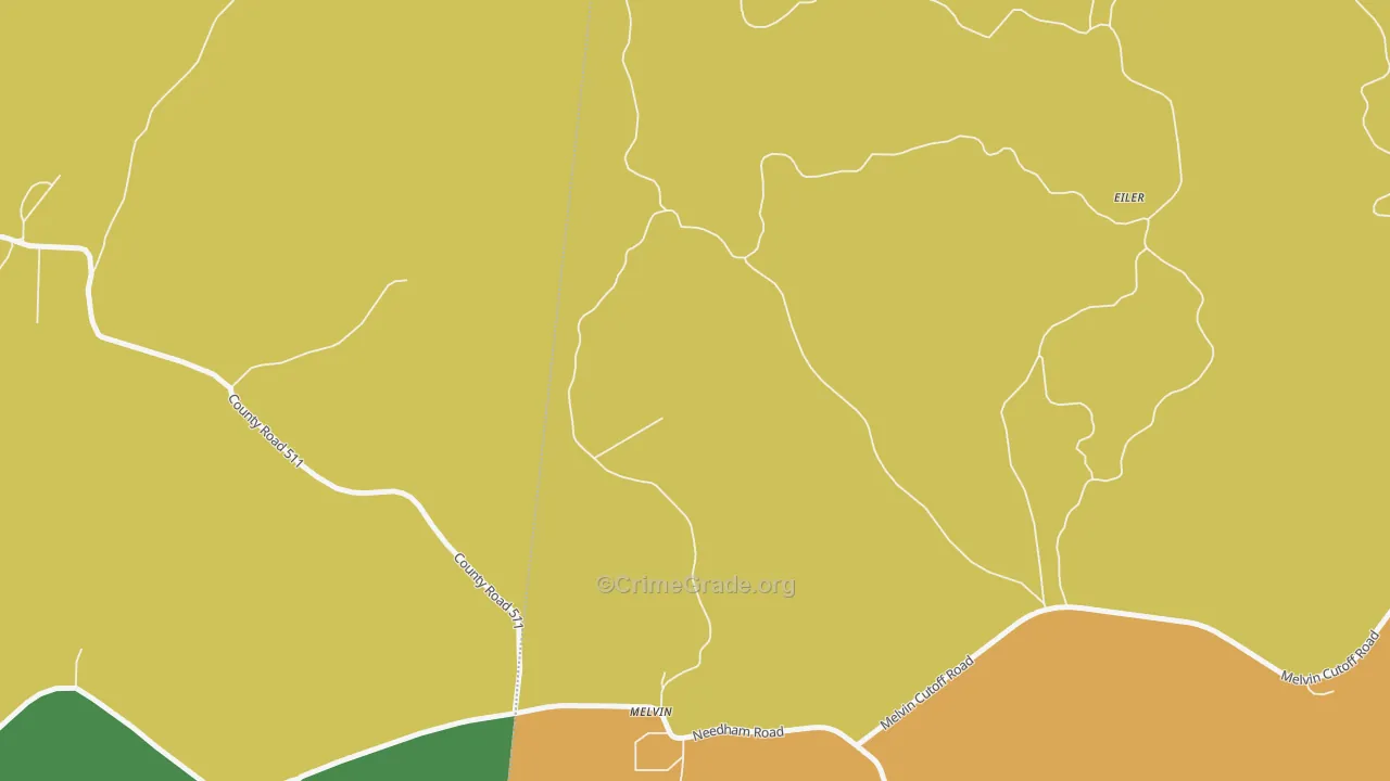 36913, AL Map of Vehicle Theft Rates