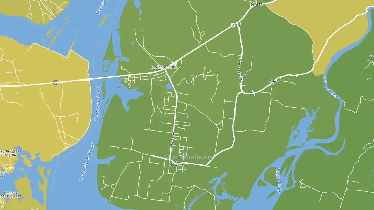 37134, TN Map of Vehicle Theft Rates