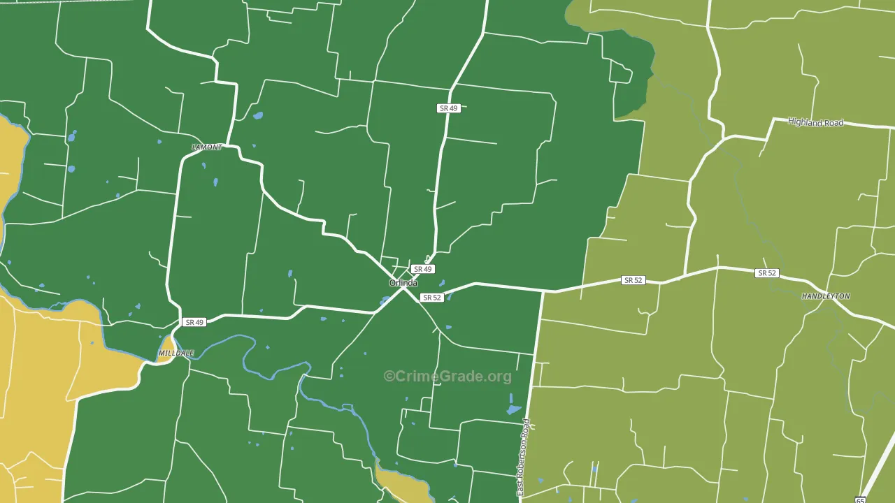 37141, TN Map of Vehicle Theft Rates
